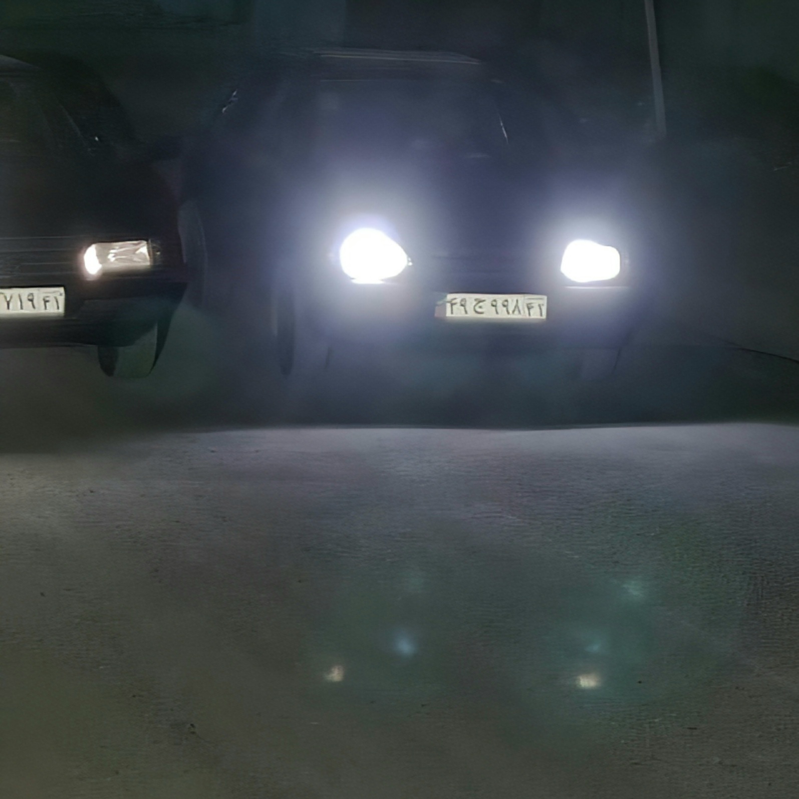 تصویر ضبط شده ی دوربین پلاکخوان در شب